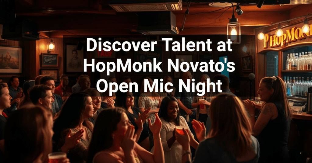 Discover Talent at HopMonk Novato's Open Mic Night