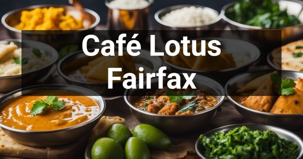 Café Lotus in Fairfax, California