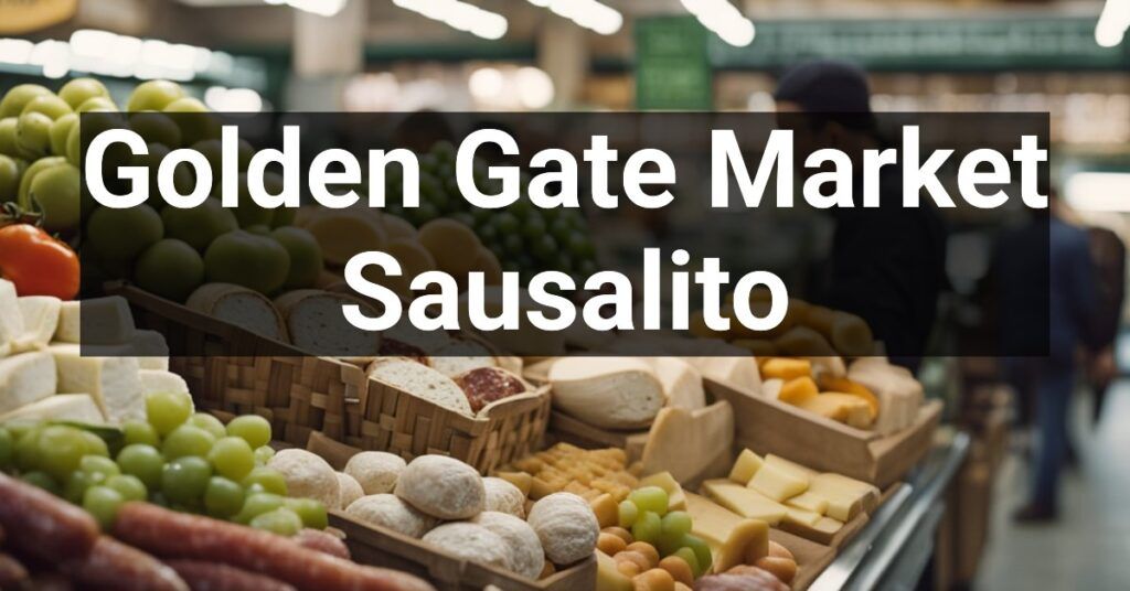 Golden Gate Market in Sausalito, California