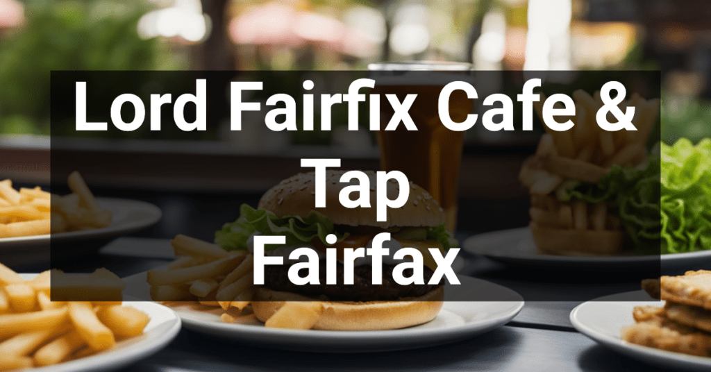 Lord Fairfix Cafe & Tap in Fairfax, California