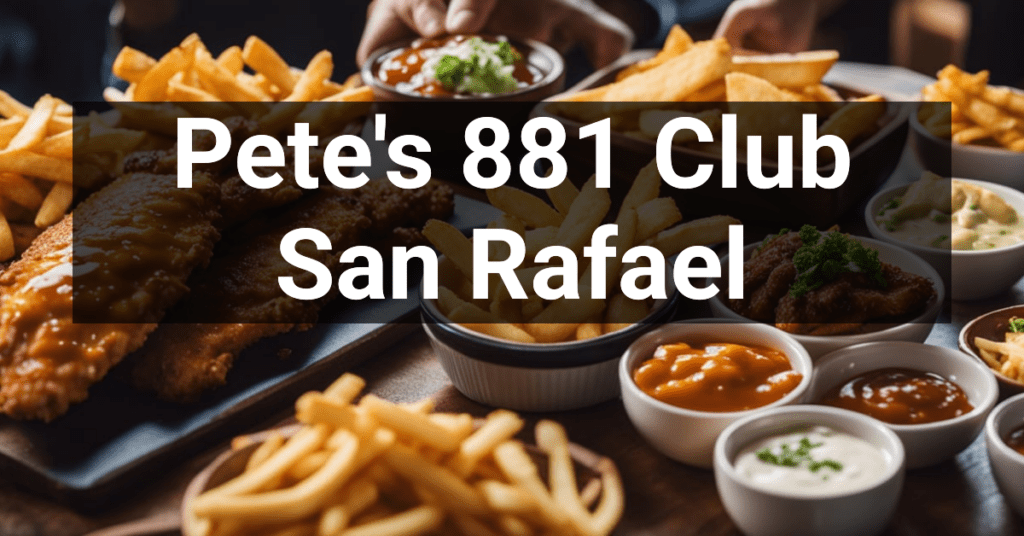 Pete's 881 Club in San Rafael, California