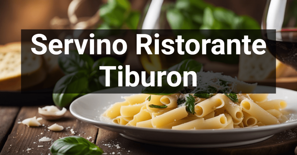 Servino Ristorante in Tiburon, California